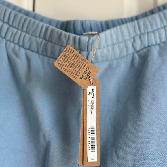 Skims French Terry Classic Short in Blue Bell, Size Small - Picture 8 of 10